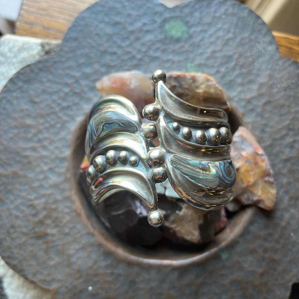 Abalone Clamper Cuff  MEXICO